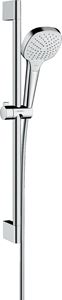 HANSGROHE CROMA SELECT E VARIO 3JET sprchová souprava 3-dílná, ruční sprcha 110x110 mm, 3 proudy, tyč, hadice, EcoSmart, bílá/chrom