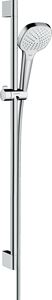 HANSGROHE CROMA SELECT E VARIO 3JET sprchová souprava 3-dílná, ruční sprcha 110x110 mm, 3 proudy, tyč, hadice, EcoSmart, bílá/chrom