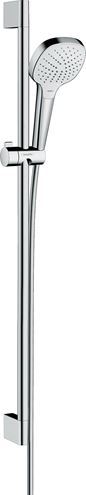 HANSGROHE CROMA SELECT E VARIO 3JET sprchová souprava 3-dílná, ruční sprcha 110x110 mm, 3 proudy, tyč, hadice, EcoSmart, bílá/chrom 26593400 Obrázek - Hlavní obrázek