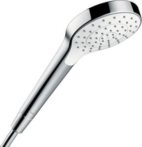 HANSGROHE CROMA SELECT S 1JET ruční sprcha pr. 110 mm, EcoSmart, bílá/chrom