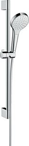 HANSGROHE CROMA SELECT S 1JET sprchová souprava 3-dílná, ruční sprcha pr. 110 mm, tyč, hadice, bílá/chrom