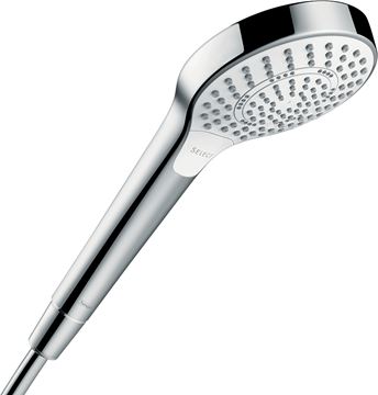 HANSGROHE CROMA SELECT S 3JET ruční sprcha pr. 110 mm, 3 proudy, bílá/chrom