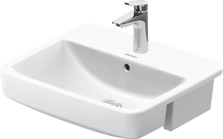 DURAVIT NO.1 umyvadlo 55 cm, s otvorem pro baterii a přepadem 03765500002 Obrázek - Hlavní obrázek