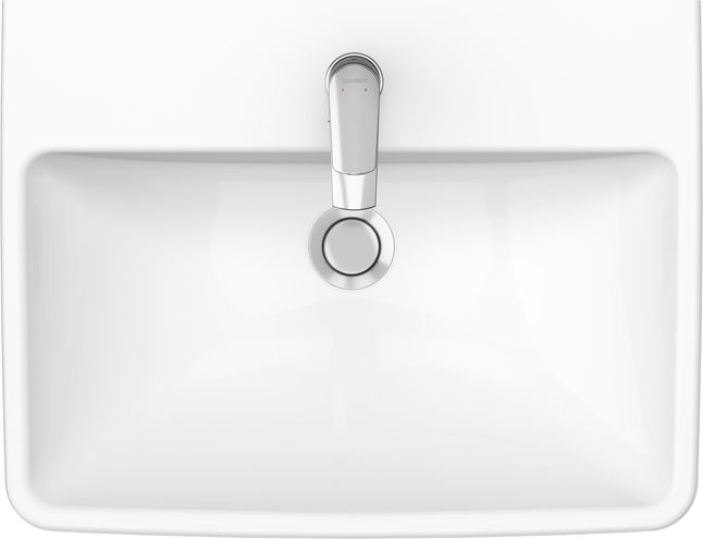 DURAVIT NO.1 umyvadlo 60 cm, s otvorem pro baterii a přepadem 23756000002 Obrázek - fotka