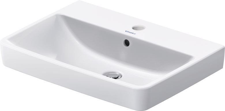 DURAVIT NO.1 umyvadlo 65 cm, s otvorem pro baterii a přepadem 23756500002 Obrázek - Hlavní obrázek