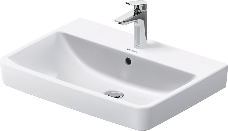 DURAVIT NO.1 umyvadlo 65 cm, s otvorem pro baterii a přepadem 23756500002 Obrázek - fotka