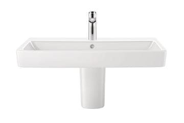 DURAVIT NO.1 umyvadlo 80 cm, s otvorem pro baterii a přepadem 23758000002 Obrázek - fotka