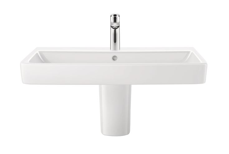 DURAVIT NO.1 umyvadlo 80 cm, s otvorem pro baterii a přepadem 23758000002 Obrázek - fotka