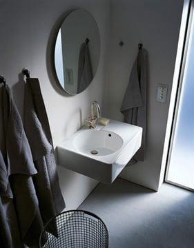 DURAVIT SCOLA umyvadlo 61,5 cm, s otvorem pro baterii a přepadem 0684600011 Obrázek - fotka