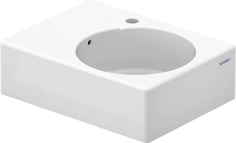 DURAVIT SCOLA umyvadlo 61,5 cm, s otvorem pro baterii a přepadem 0685600011 Obrázek - Hlavní obrázek