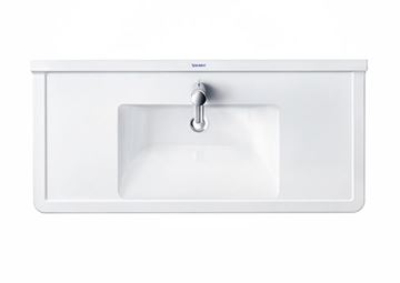 DURAVIT STARCK 3 umyvadlo 105 cm, s otvorem pro baterii a přepadem 0304100000 Obrázek - fotka