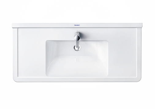 DURAVIT STARCK 3 umyvadlo 105 cm, s otvorem pro baterii a přepadem 0304100000 Obrázek - fotka