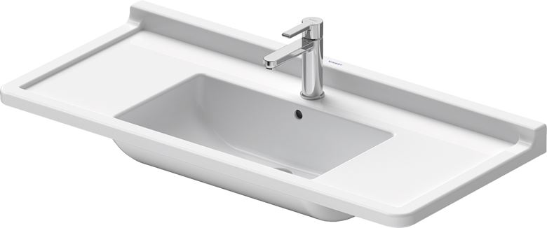 DURAVIT STARCK 3 umyvadlo 105 cm, s otvorem pro baterii a přepadem 0304100000 Obrázek - Hlavní obrázek