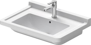DURAVIT STARCK 3 umyvadlo 70 cm, s otvorem pro baterii a přepadem