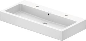 DURAVIT VERO umyvadlo 100 cm, se 2 otvory pro baterie a přepadem