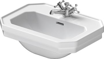 DURAVIT 1930 umývátko 50 cm, s otvorem pro baterii a přepadem 0785500000 Obrázek - fotka