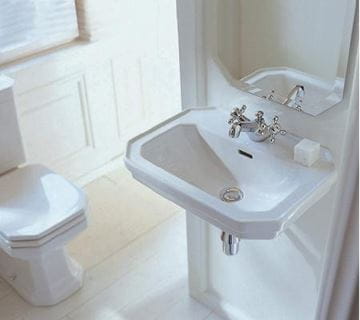DURAVIT 1930 umývátko 50 cm, s otvorem pro baterii a přepadem 0785500000 Obrázek - fotka