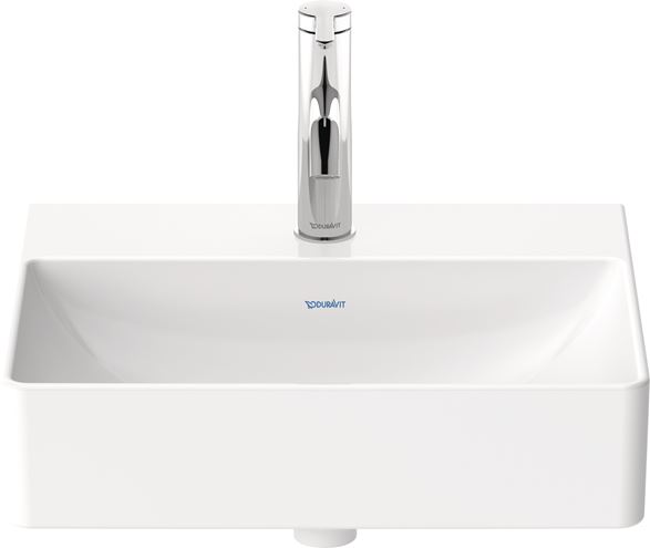 DURAVIT DURASQUARE umývátko 45 cm, s otvorem pro baterie, bez přepadu 0732450041 Obrázek - fotka