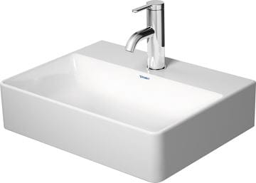 DURAVIT DURASQUARE umývátko 45 cm, s otvorem pro baterie, bez přepadu 0732450041 Obrázek - fotka