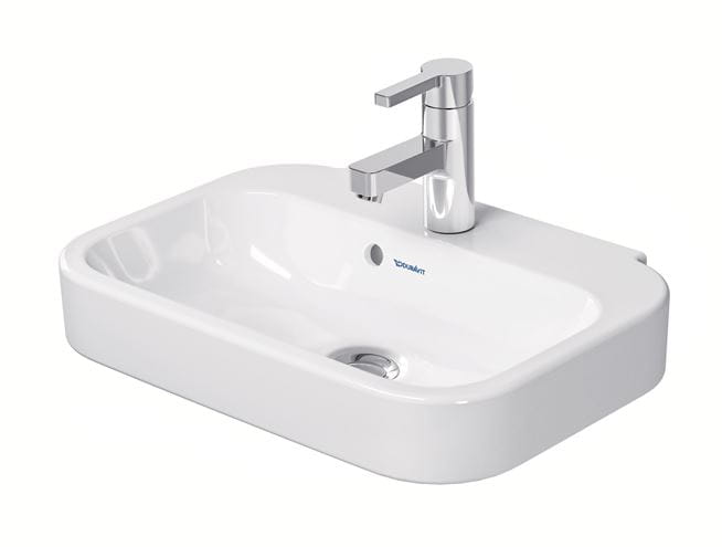 DURAVIT HAPPY D.2 umývátko 50 cm, s otvorem pro baterii a přepadem 0709500000 Obrázek - fotka
