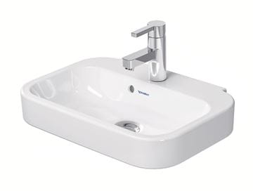 DURAVIT HAPPY D.2 umývátko 50 cm, s otvorem pro baterii a přepadem 0709500000 Obrázek - fotka