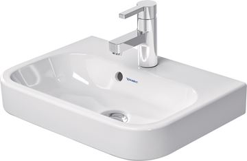 DURAVIT HAPPY D.2 umývátko 50 cm, s otvorem pro baterii a přepadem 0710500000 Obrázek - fotka