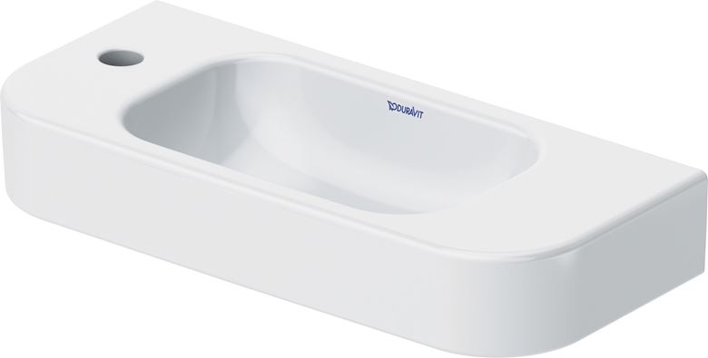 DURAVIT HAPPY D.2 umývátko 50 cm, s otvorem pro baterii vlevo, bez přepadu 0711500009 Obrázek - Hlavní obrázek