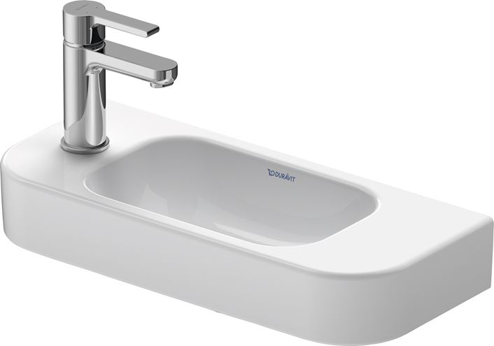 DURAVIT HAPPY D.2 umývátko 50 cm, s otvorem pro baterii vlevo, bez přepadu 0711500009 Obrázek - fotka