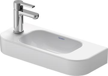DURAVIT HAPPY D.2 umývátko 50 cm, s otvorem pro baterii vlevo, bez přepadu 0711500009 Obrázek - fotka