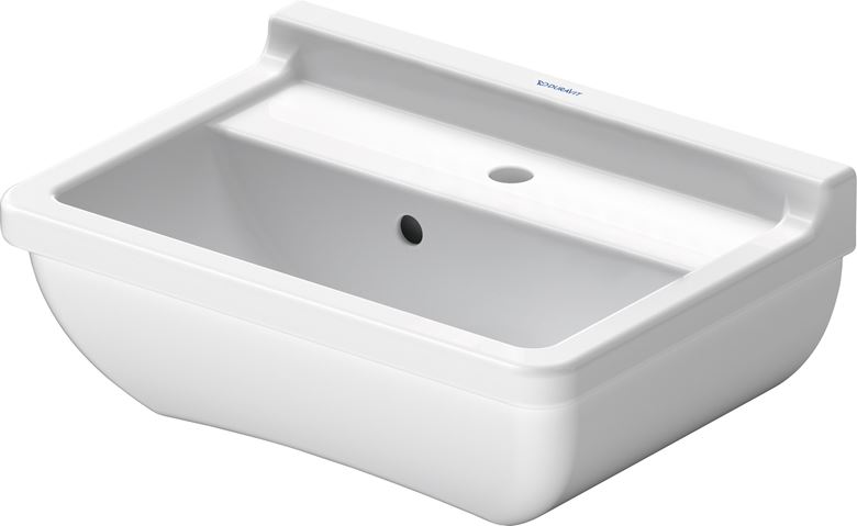 DURAVIT STARCK 3 umývátko 45 cm, s otvorem pro baterii a přepadem 0750450000 Obrázek - Hlavní obrázek