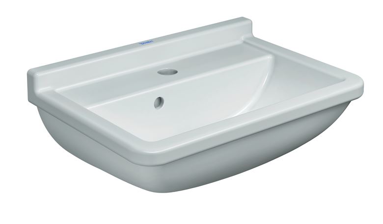 DURAVIT STARCK 3 umývátko 45 cm, s otvorem pro baterii a přepadem 0750450000 Obrázek - fotka