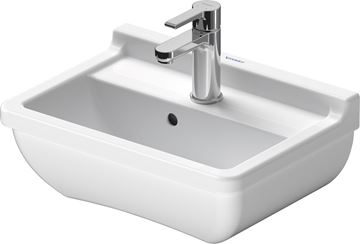 DURAVIT STARCK 3 umývátko 45 cm, s otvorem pro baterii a přepadem 0750450000 Obrázek - fotka