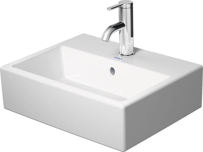 DURAVIT VERO AIR umývátko 45 cm, s otvorem pro baterii a přepadem 0724450000 Obrázek - fotka