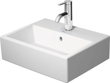 DURAVIT VERO AIR umývátko 45 cm, s otvorem pro baterii a přepadem 0724450000 Obrázek - fotka