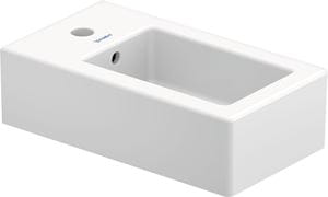 DURAVIT VERO umývátko 25 cm, s otvorem pro baterii a přepadem
