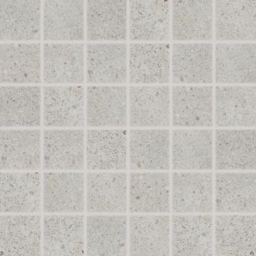 RAKO PIAZZETTA mozaika 30x30(5x5) cm, lepená na síti, mat, světle šedá