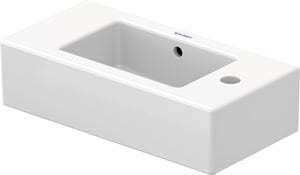 DURAVIT VERO umývátko 50 cm, s otvorem pro baterii vpravo a přepadem