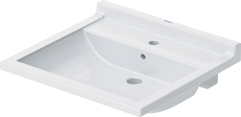 DURAVIT STARCK 3 bezbariérové umyvadlo 60 cm, s otvorem pro baterii a přepadem 0309600000 Obrázek - Hlavní obrázek