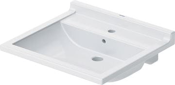 DURAVIT STARCK 3 bezbariérové umyvadlo 70 cm, s otvorem pro baterii a přepadem