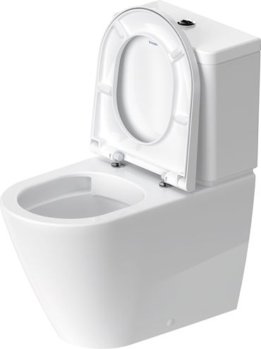DURAVIT D-NEO WC kombi mísa, Rimless splachování, vario odpad 2002090000 Obrázek - fotka