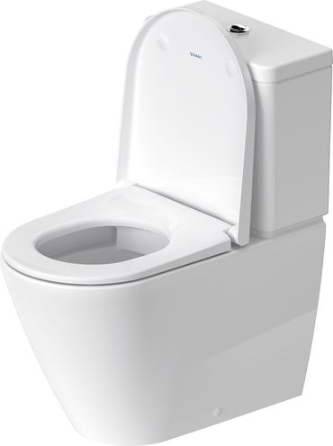 DURAVIT D-NEO WC kombi mísa, Rimless splachování, vario odpad 2002090000 Obrázek - fotka