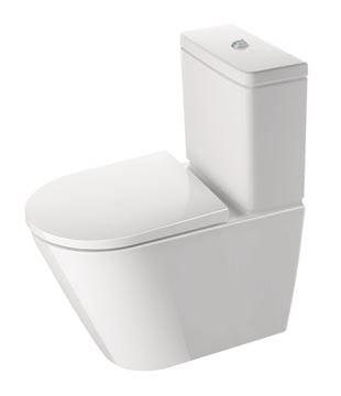 DURAVIT D-NEO WC kombi mísa, Rimless splachování, vario odpad 2002090000 Obrázek - fotka
