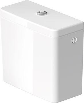 DURAVIT D-NEO WC kombi nádržka, boční přívod vody, Dual-Flush