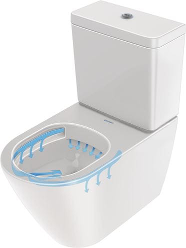 DURAVIT D-NEO WC kombi nádržka, spodní přívod vody, Dual-Flush 0944100005 Obrázek - fotka