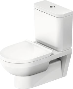 DURAVIT NO.1 závěsná WC kombi mísa, Rimless splachování