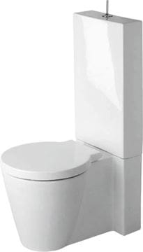DURAVIT STARCK 1 WC kombi nádržka, boční přívod vody, Start-Stop 8727100005 Obrázek - fotka