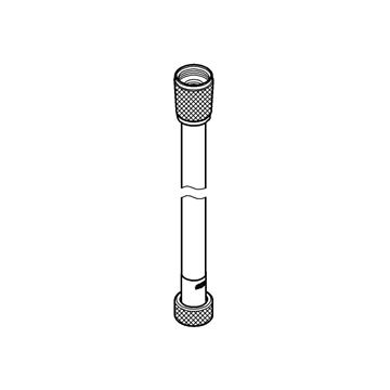 GROHE SILVERFLEX sprchová hadice 1250 mm, hladká, TwistStop, AntiFold, plast, hard graphite 28362A01 Obrázek - fotka