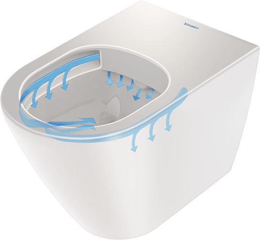 DURAVIT D-NEO stacionární WC, Rimless splachování, zadní odpad 2003090000 Obrázek - fotka