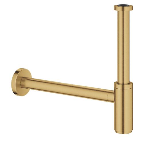GROHE designový sifon k umyvadlu DN32, s převlečnou maticí 5/4, kartáčovaný cool sunrise 28912GN0 Obrázek - Hlavní obrázek