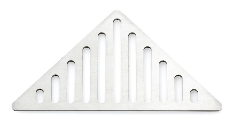 UNIDRAIN CLASSICLINE 2600 perforovaný rošt COLUMN 191x137 mm, kartáčovaná nerez ocel 2602.0200 Obrázek - Hlavní obrázek